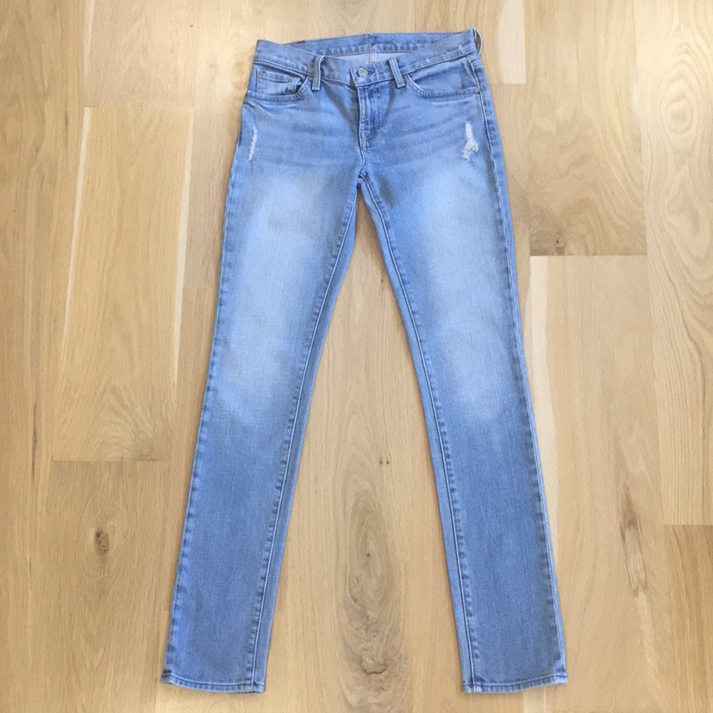 7 For All Mankind Roxanne Straight Leg Jeans